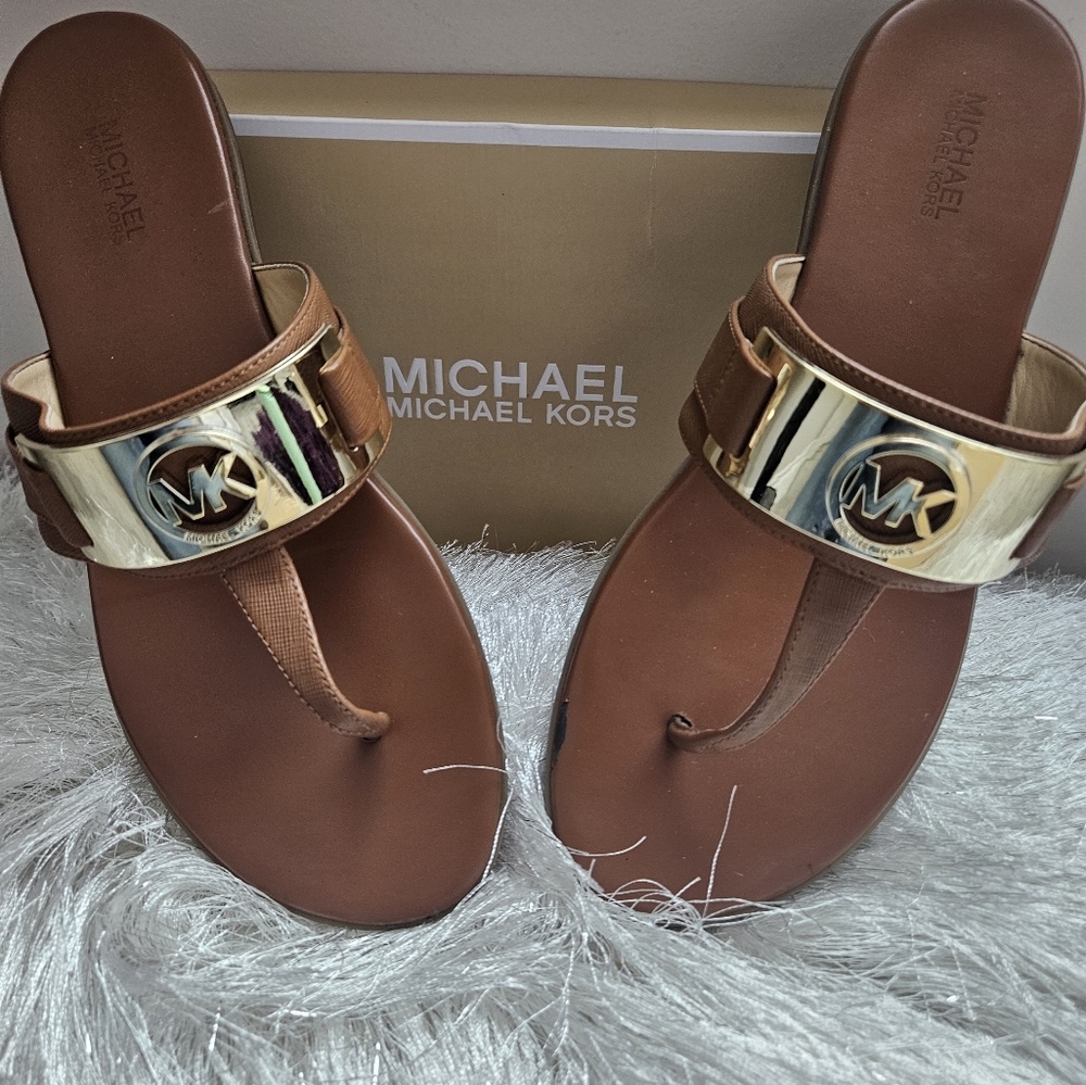 Pre loved authentic Michael kors sandals